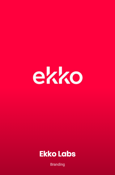 Ekko Labs Branding